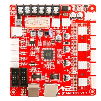 A1284-Base V1.7 Control Board Mother Board Mainboard For Anet A8 DIY Self Assembly 3D Desktop Printer Accessories Kit anet a8 a6 mainboard control board mother board diy self assembly for reprap 3d desktop printer diy kit