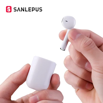 

SANLEPUS Wireless Headphone Bluetooth Earphone Handsfree Earbud Mini Headset With Charging Box For Phone Xiaomi Samsung