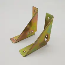 Accessoires de coin de lit, 8 pièces, Angle fixe à trois angles de code, meubles en fer, cornet autour du lit, raccords d'angle de lit 