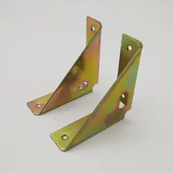 Accessoires de coin de lit, 8 pièces, Angle fixe à trois angles de code, meubles en fer, cornet autour du lit, raccords d'angle de lit 