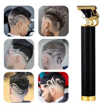 

Electric Hair Clipper Close-cutting Beard Trimmer Hairdresser Professional Barber Men Hair Trimmer Hair Cut 0mm T-blade Machine