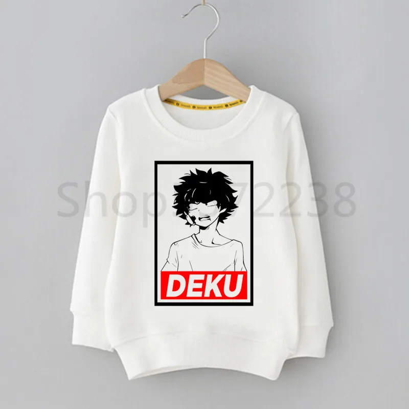 My Hero Academy Boku No Hero Academy Kids Miyazaki Hayao Kawaii/Детские толстовки с капюшоном и милым принтом; детская одежда - Цвет: A