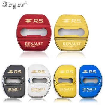 

Ceyes Car Accessories Door Lock Covers Case For Renault Sport Megane 2 3 Captur Fluence Latitude Clio Auto Stickers Car Styling