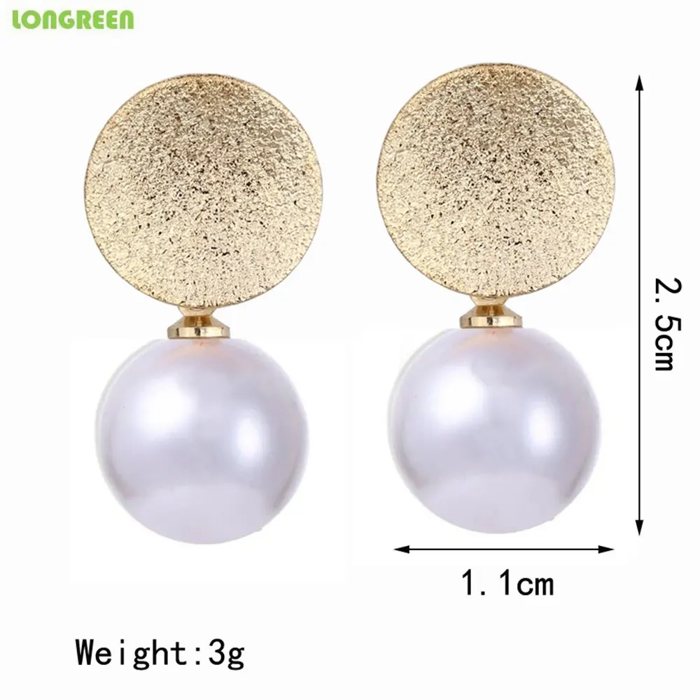 Metal Simple Stylish Geometric Round Unique Earrings For Women Girl Gifts Stainless Steel Earrings Set De Aretes Orecchini Donna