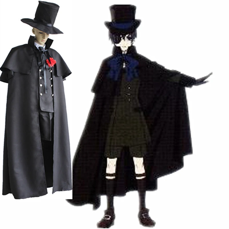 

Negro mayordomo kuroshitsuji Ciel phantomhive Cosplay sebasti kuroshitsuji aristocrat Cosplay FCiel phantomhive uneral uniforms