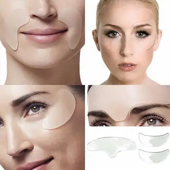 

5PC Anti Wrinkle Eye Face Pads Reusable Face Lifting Silicone Overnight Invisible Anti Wrinkle Aging Skin Lifting Care Patch