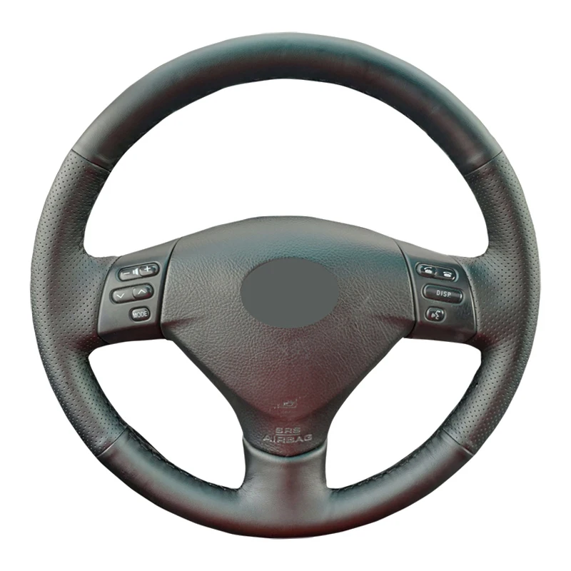 Car Steering Wheel Cover For Lexus RX330 RX400h RX400 2004-2007 Toyota Corolla Verso Camry Leather