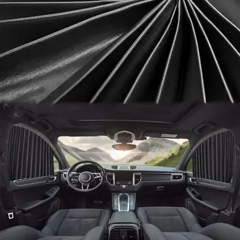 

Car Curtain Sunshade Car Sunscreen Magnetic Auto Retractable Glass Side Window Summer Magnet Sunshade