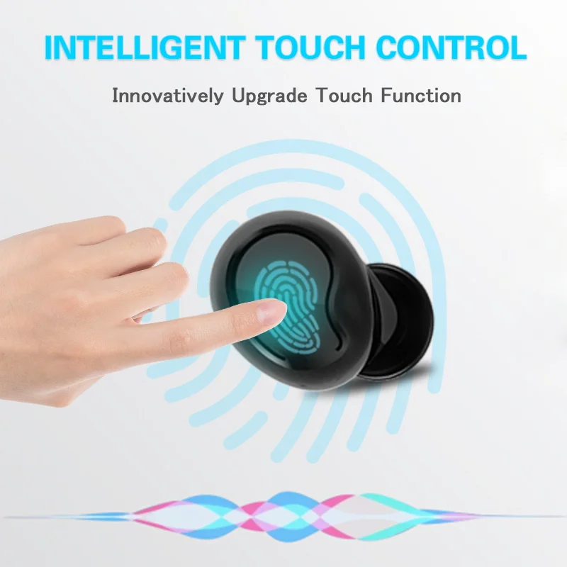 

TiYiViRi X29 TWS 5.0 Bluetooth headphone Magnetic Sport Running Earphone Fingerprint Touch Earphones waterproof Sport Earphones