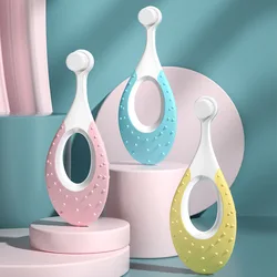 Children Toothbrush Soft Bristles Toddler Toothbrush Baby Tooth Protection Ten Thousand Hair Teeth Brush Silicone Molar Handle