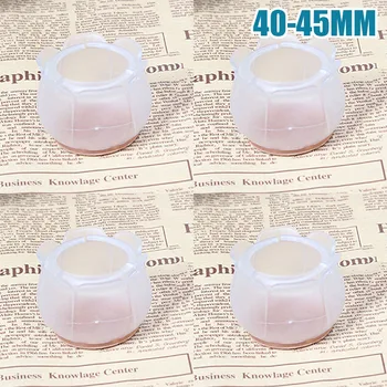 

Chair Covers Leg Silicone Furniture Feet Cover Floor Protector Round Clear Pad Durable Practical High Quality Hot Sale