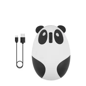 

Rechargeable Wireless Bluetooth Mouse Cartoon Panda Mice for Laptop Phone Tablet