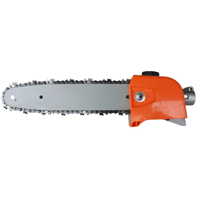 Lawn Mower/brush Cutter/weeder/hedge Trimmer Accessories,saw Tree/high Branch Saw,gear Box Assembly with Guide Chain