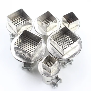 

9pcs 850 series rework station PLCC chip Special air Hot air gun Nozzle With The Net