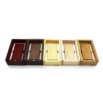 

Bamboo USB Flash Drive Photo Album Box Portable Computer External Storage Device USB2.0 Memory Stick