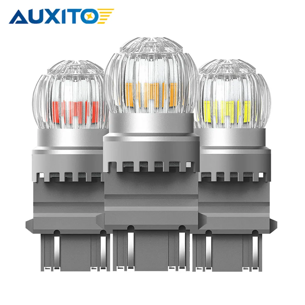 Указатели поворота AUXITO 2x1156 1157 T25 W16W T15 светодиодная лампа 3157 T20 лампы заднего