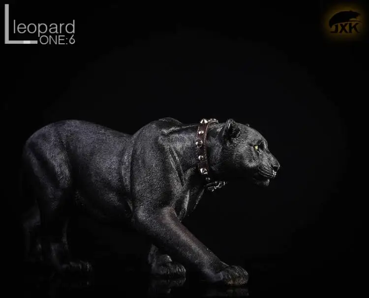 1:6 масштаб JXK JxK009C Леопард флуоресцентные глаза фигурки животных модельные игрушки, коллекционные
