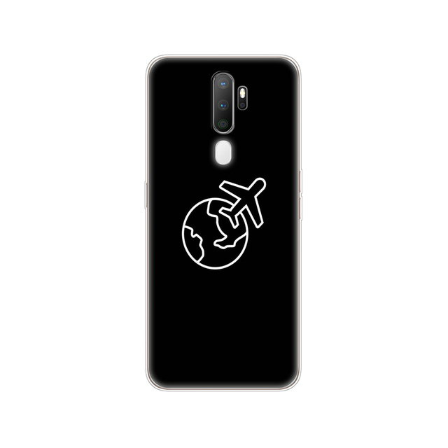 For Oppo A9 A5 2020 Case Soft TPU Phone Shell Back For OPPOA9 OPPOA5 A 9 Coque A 5 Cover Silicon Protective Funda 6.5" cat