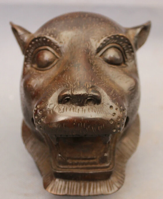 Voge gem S3989 знаменитая китайская Бронзовая медная Статуэтка с изображением