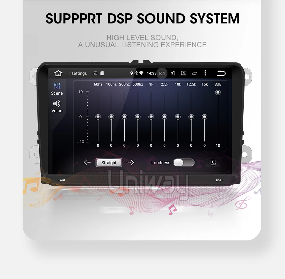 Cheap Uniway PX30 android 9.0 car dvd gps for vw passat b7 b6 golf 5 polo tiguan octavia rapid fabia with gps navigation radio player 7 Cheap Uniway PX30 android 9.0 car dvd gps for vw passat b7 b6 golf 5 polo tiguan octavia rapid fabia with gps navigation radio player 7