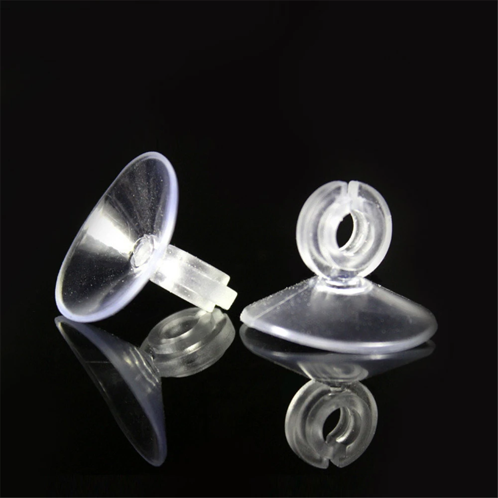 

50Pcs/lot Aquarium Sucker Suction Silicone Cup For 4/6mm Air Line Pipe Tube Wire Glass Surface Holder Fish Tank Pump Supplies