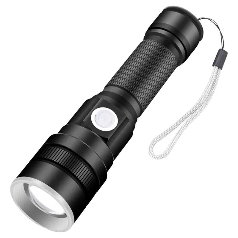 

Most Powerful LED Flashlight XLamp XHP50 USB Zoomable 3 Modes Torch XHP50 Rechargeable Battery Flashligh