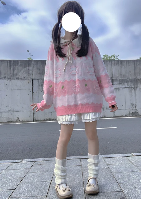 Casual Kawaii Clothing Kawaii Clothing Harajuku Cartoon Girl