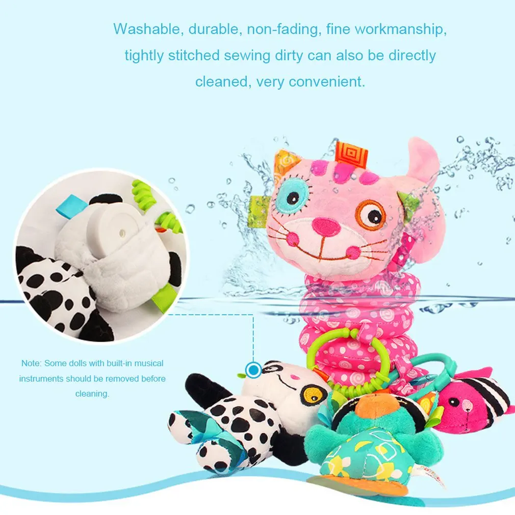 Baby Soft And Comfortable Plush Toy Animal Bed Around Baby Car Around Doll Child Comfort Toy Children's Early Education Toys