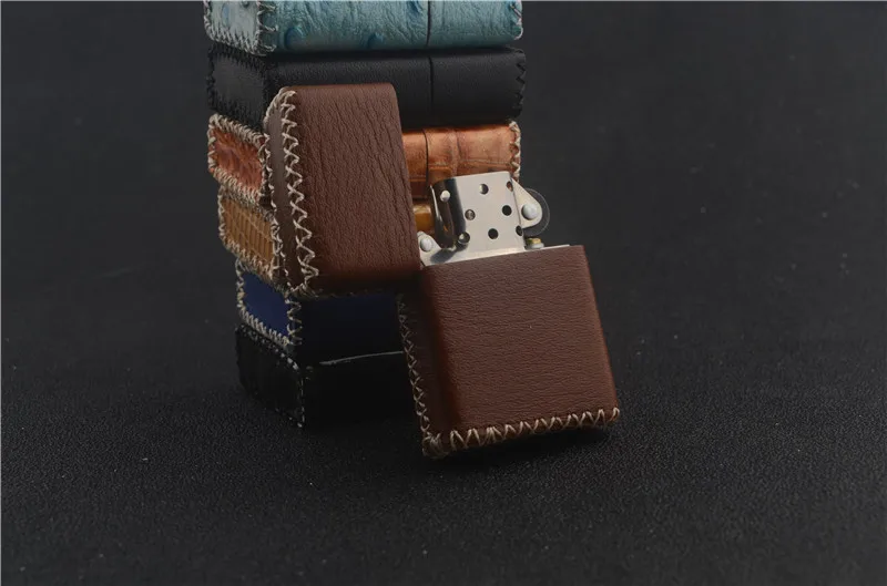 ZP Зажигалка чехол из натуральной кожи защитный чехол без зажигалки