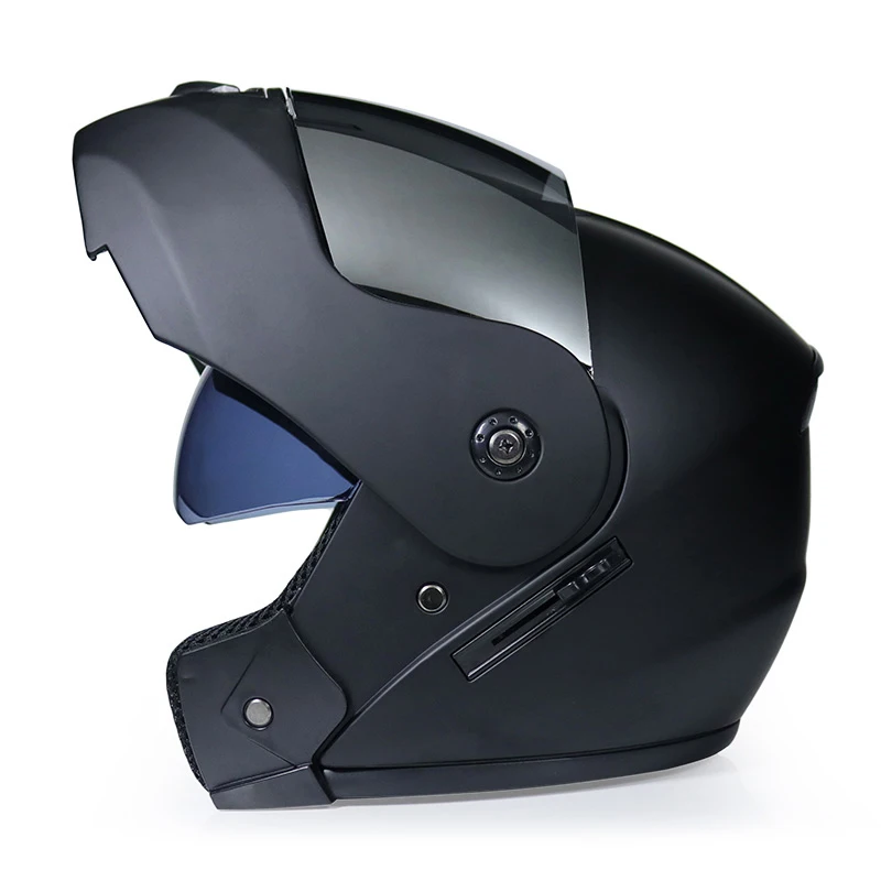 Откидной гоночный шлем модульный с двойными линзами мотоциклетный шлем полное лицо безопасные Шлемы Casco capacete мотоциклетный шлем - Цвет: A07