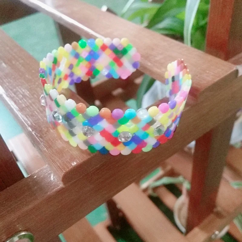 Детская обучающая игрушка Bean Puzzle 5 мм браслет ручной работы костюм DIY Девушки головоломки производители