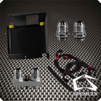 

25 ROW BOLT ON OIL COOLER KIT UPGRADE Fit FOR B M W 3 SERIES 335I E90 E92 N54 BLACK