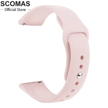

SCOMA T5 Silicone Strap For Apple Watch 42mm 44mm For iwatch Band Sport Watchband For apple Watch Series 5 4 3 2 1 Smartwatch