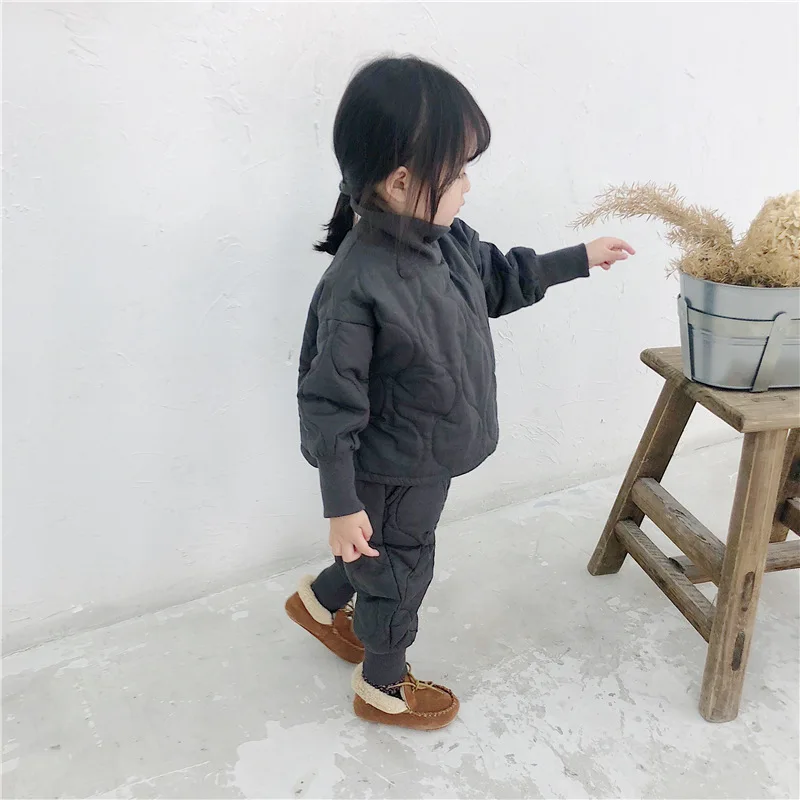 Children's suit autumn and winter new children's clothing children Korean girls two-piece long-sleeved kids clothes suit