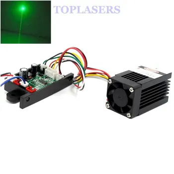 

Industrial 532nm 80mw-100mw Green Dot Ray Laser Diode Module 12V w TTL 0-20KHZ