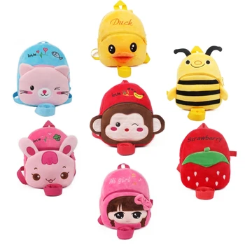 

Cute Toddler Backpack Plush Animal Cartoon Mini Travel Bag for Baby Girl Boy 2-4 Years