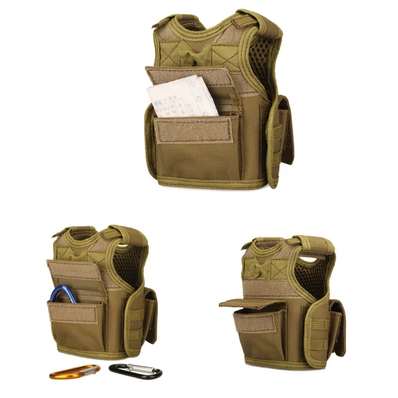 Фестиваль Рождество чехол для пивной бутылки мини жилет форма регулируемый