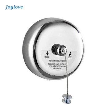 

JOYLOVE Portable Stainless Steel Retractable Clothesline Indoor Outdoor Laundry Hanger Clothes Dryer Organiser Clothes Rack Rope