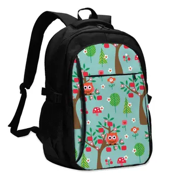 

Backpack 2020 Women Spring Owls And Trees Back to School