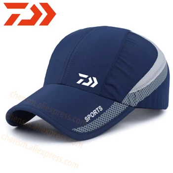 

Dawa Men's Summer DAIWA Fishing Quick-drying Baseball Cap Outdoor Leisure Hiking Sun Hat Female Cap Net Mesh Cap