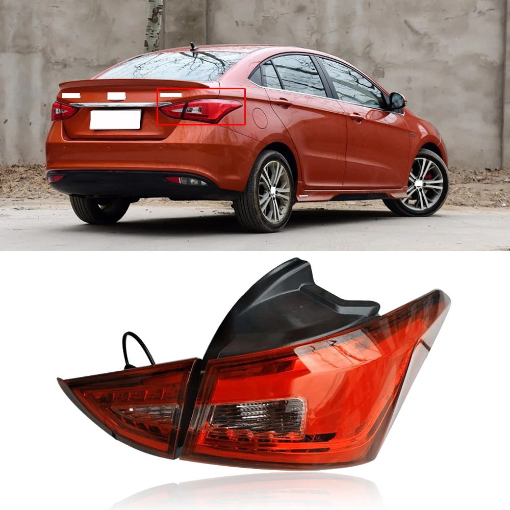 CAPQX для Защитные чехлы для сидений, сшитые специально для Chery Arrizo 5 заднего бампера хвост светильник тормозной светильник хвост светильник задний фонарь фара в сборе