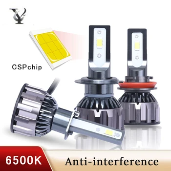 

9005 9006 Led Car Headlight Canbus CSP Chip Auto Accessories Lamp Kit Hi-Lo Beam H7 H4 H11 H8 H9 2Pcs