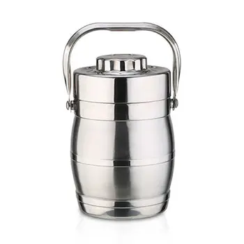 

Stainless Steel Insulated Lunch Box Three-layer High-capacity Insulated Barrel for Adult Students Food Storage Container Bento