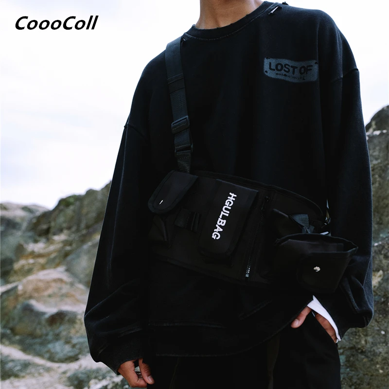 CoooColl Sweatshirts Kanye West Winter 19FW DESTROY Distress Old Crush SWEATSHIRT Streetwear HipHop Fashion Black Casual Men