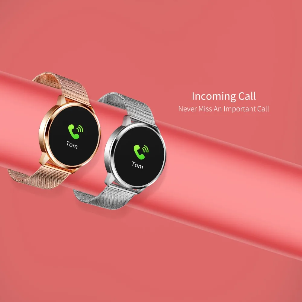 Q8 Смарт-часы OLED цветной экран Smartwatch женские модные фитнес-трекер монитор сердечного ритма 20 шт./партия