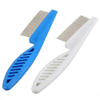 

Protect Flea Comb For Cats Dogs Pet Stainless Steel Comfort Flea Hair Grooming Tools Deworming Brush Short Long Hair Fur Remove