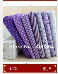 Booksew Telas Mini белый горошек Tissu 7 шт. хлопок стеганая ткань куклы DIY текстиль лоскутное шитье Tecido занавес Stoffen