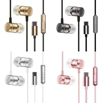 

Type C Wired Earphones With Mic Controller In Ear Earbuds Gaming Headset For Xiaomi Huawei Oppo Earpiece Fone De Ouvido TXTB1