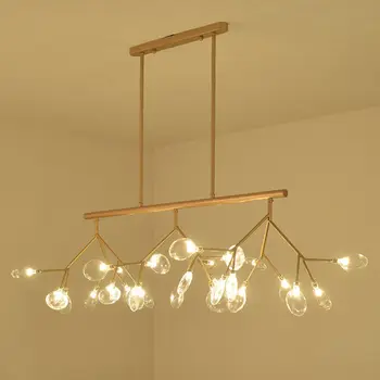 

Nordic Branch Firefly Chandelier post-modern simple dining room lamp creative personality store avize modern salon lustre