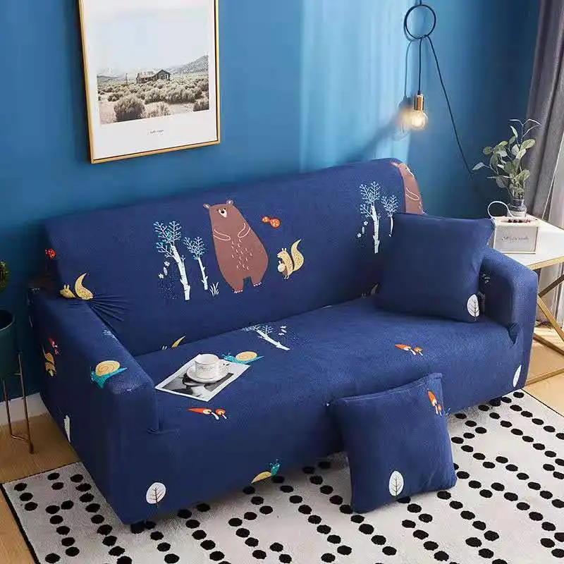 Современные элегантные эластичные чехлы для диванов секционные эластичные Нескользящие чехлы спандекс полиэстер цветочный диван стул мебель протектор